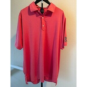 FootJoy FJ Support Our Troops Silver Tassie Golf Polo Mens Large Red